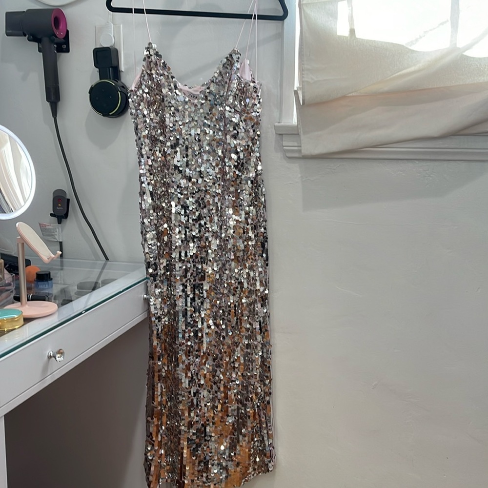 Zara sequin dress